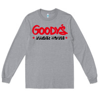 Heather Grey goody's burger house Long Sleeve Tee - DesigneFamous
