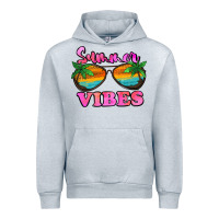 Heather Grey Summer Vibes Urban Hoodie - Jasminsmagicworld