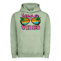 Pigment Oil Green Summer Vibes Urban Hoodie - Jasminsmagicworld