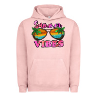 Pigment Salmon Summer Vibes Urban Hoodie - Jasminsmagicworld