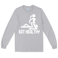 Moon Dust eat healthy Long Sleeve Tee - DesigneFamous