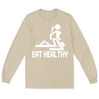 Mushroom eat healthy Long Sleeve Tee - DesigneFamous