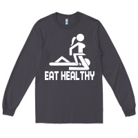 Smoke eat healthy Long Sleeve Tee - DesigneFamous