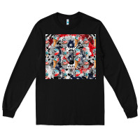 Black american ice cream Long Sleeve Tee - CowhideDigitalArt