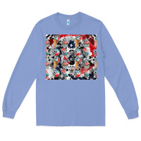 Colony Blue american ice cream Long Sleeve Tee - CowhideDigitalArt