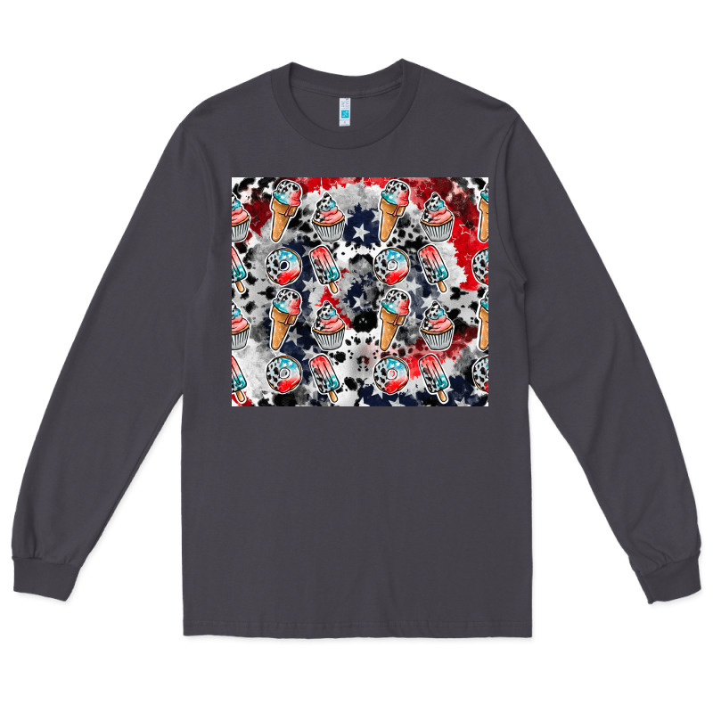 American Ice Cream Long Sleeve Tee by CowhideDigitalArt | Teevron