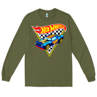 Army Green hot car Long Sleeve Tee - DesigneFamous