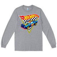 Heather Grey hot car Long Sleeve Tee - DesigneFamous