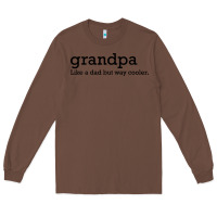 Chestnut grandpa Long Sleeve Tee - DesigneFamous