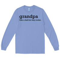 Colony Blue grandpa Long Sleeve Tee - DesigneFamous