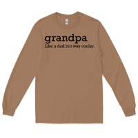 Toasted Coconut grandpa Long Sleeve Tee - DesigneFamous