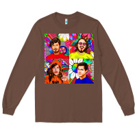 Chestnut workaholics Long Sleeve Tee - DesigneFamous
