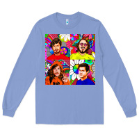 Colony Blue workaholics Long Sleeve Tee - DesigneFamous