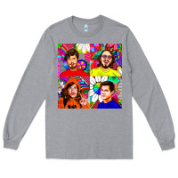 Heather Grey workaholics Long Sleeve Tee - DesigneFamous