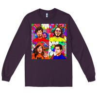 Plum workaholics Long Sleeve Tee - DesigneFamous