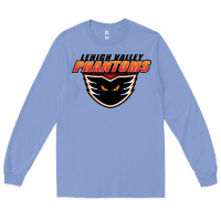 Colony Blue The Phantoms, Lehigh Valley Long Sleeve Tee - DesigneFamous