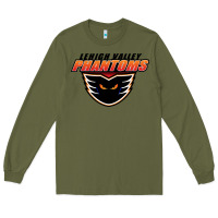 Army Green The Phantoms, Lehigh Valley Long Sleeve Tee - DesigneFamous