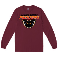 Burgundy The Phantoms, Lehigh Valley Long Sleeve Tee - DesigneFamous
