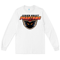 White The Phantoms, Lehigh Valley Long Sleeve Tee - DesigneFamous