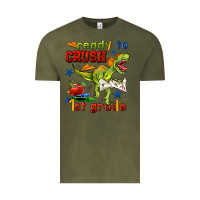 Vintage Olive ready to crush 1st grade Vintage Tee - BundleAndBundleShop