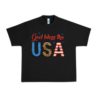 Black god bless the usa Urban Heavy Tee - BundleAndBundleShop