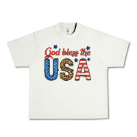 Pistachio god bless the usa Urban Heavy Tee - BundleAndBundleShop