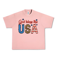 Salmon god bless the usa Urban Heavy Tee - BundleAndBundleShop