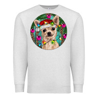 Oatmeal Heather Christmas Chihuahua Premium Sweatshirt - RanaPortraitStore