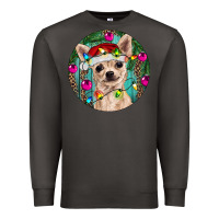 Smoke Christmas Chihuahua Premium Sweatshirt - RanaPortraitStore