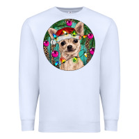 White Christmas Chihuahua Premium Sweatshirt - RanaPortraitStore