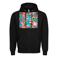Black western mini Zipper Hoodie - RanaPortraitStore
