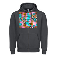 Smoke western mini Zipper Hoodie - RanaPortraitStore