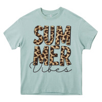 Arona summer vibes leopard Heavy Core Tee - CowCowDesign