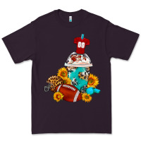 Plum Football Frappe Coffee Premium Tee - FaDigitalArtStudio
