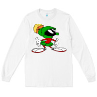 White marvin Long Sleeve Tee - DesigneFamous