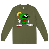 Army Green marvin Long Sleeve Tee - DesigneFamous