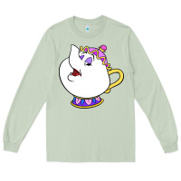 Matcha mrs potts Long Sleeve Tee - DesigneFamous