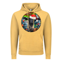 Vintage Mustard christmas suffolk baby sheep ornament Vintage Hoodie - LillyAllenDesigns