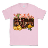 Bubblegum Pink just a girl who loves pig olivia Classic Tee - OliviaCreatesArt