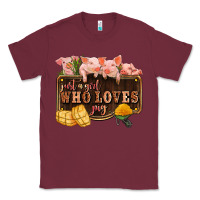 Burgundy just a girl who loves pig olivia Classic Tee - OliviaCreatesArt
