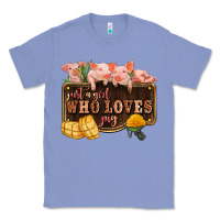 Colony Blue just a girl who loves pig olivia Classic Tee - OliviaCreatesArt