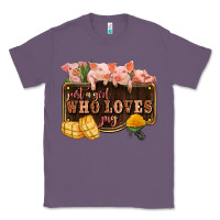Lavender just a girl who loves pig olivia Classic Tee - OliviaCreatesArt