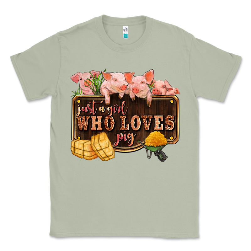 Just A Girl Who Loves Pig Olivia Classic Tee by OliviaCreatesArt | Teevron