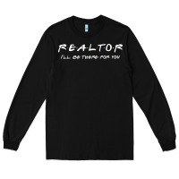 Black realtor Long Sleeve Tee - DesigneFamous