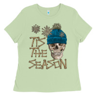 Matcha skull tis the season winter Ladies Tee - FaDigitalArtStudio