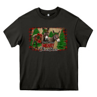 Asphalt donkey christmas Heavy Core Tee - Jasminsmagicworld