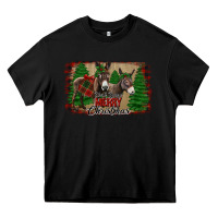 Black donkey christmas Heavy Core Tee - Jasminsmagicworld