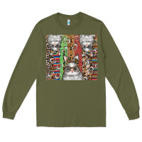 Army Green easter Long Sleeve Tee - CowhideDigitalArt
