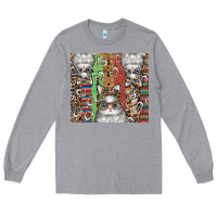 Heather Grey easter Long Sleeve Tee - CowhideDigitalArt