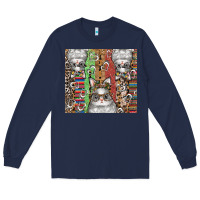Navy easter Long Sleeve Tee - CowhideDigitalArt